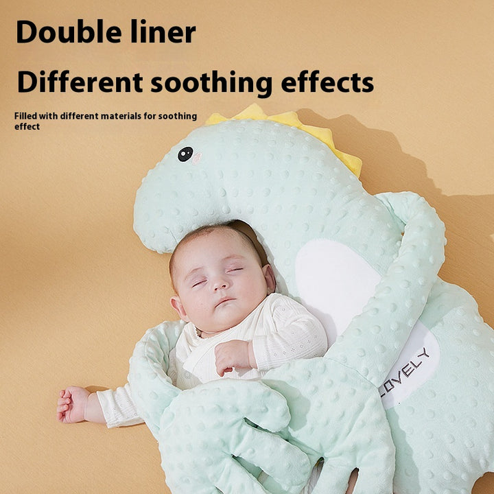 Baby Soothing Pillow dinosaur shape detail