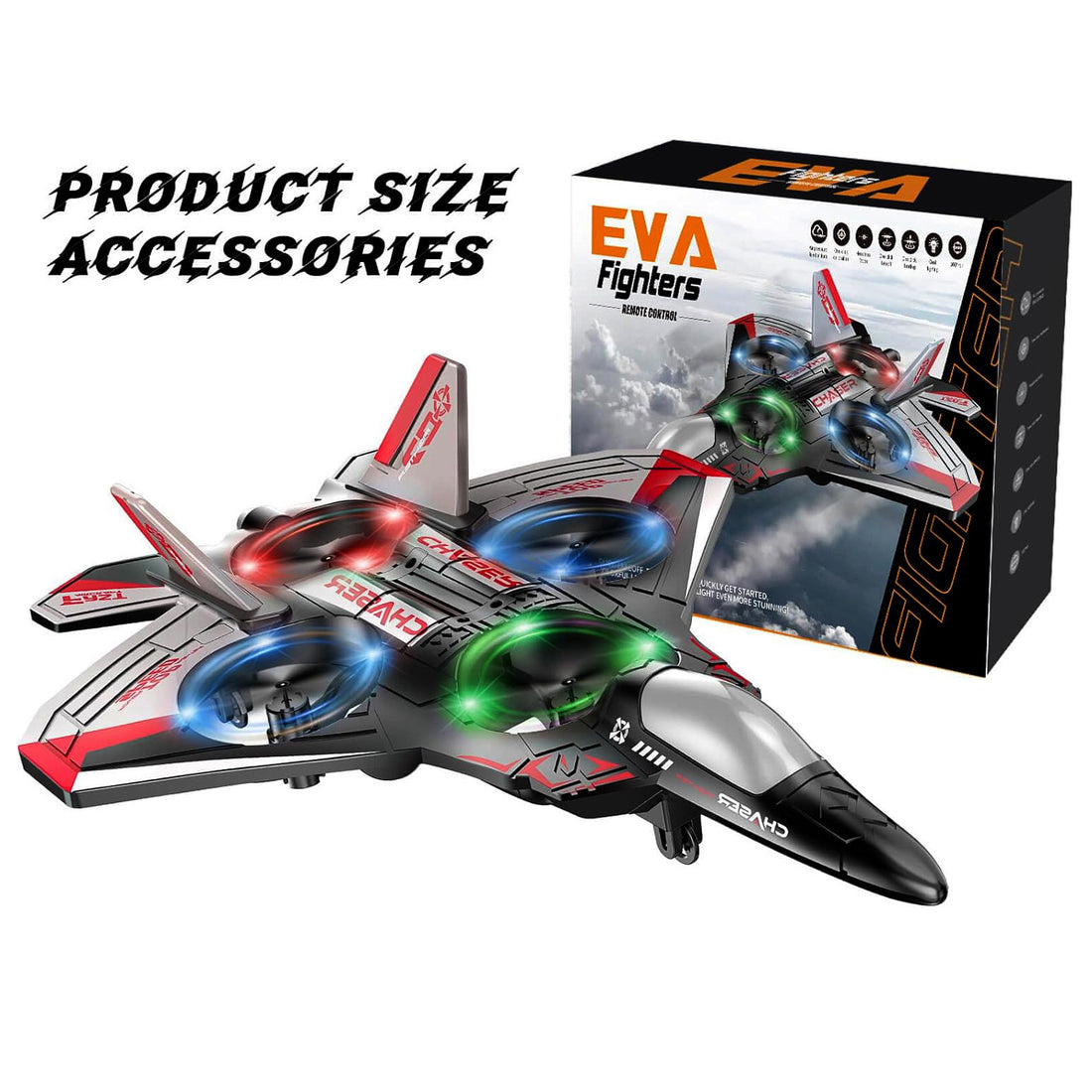 Remote Control Stunt Drone with LED Lights product image 5