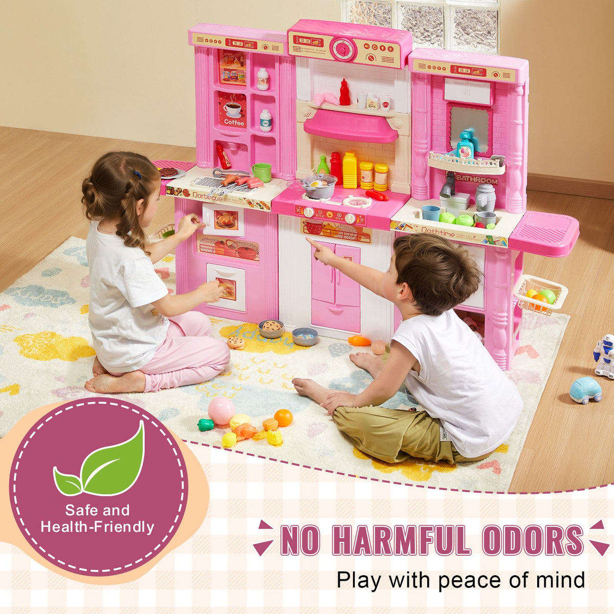 VEVOR Kids Kitchen Playset with Accessories