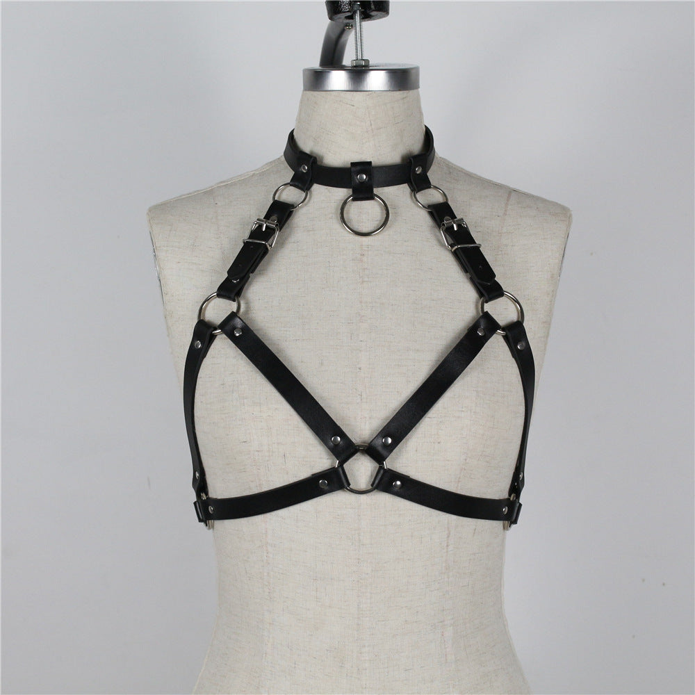 Black Adjustable Leather Corset product image 1
