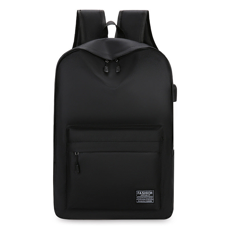 Nylon Laptop Backpack with USB Port