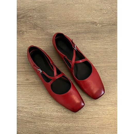 Women's Vintage Mary Jane Flat Shoes