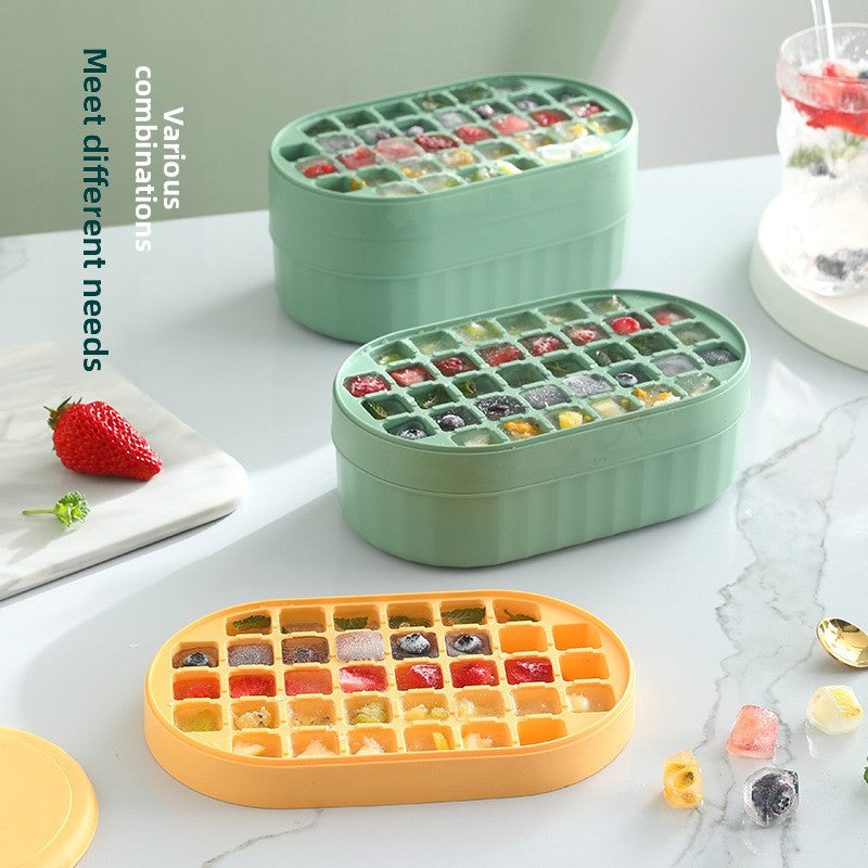 Silicone Ice Cube Tray with Soft Bottom