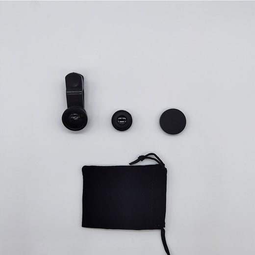 Universal 3-in-1 Clip-On Phone Lens Kit