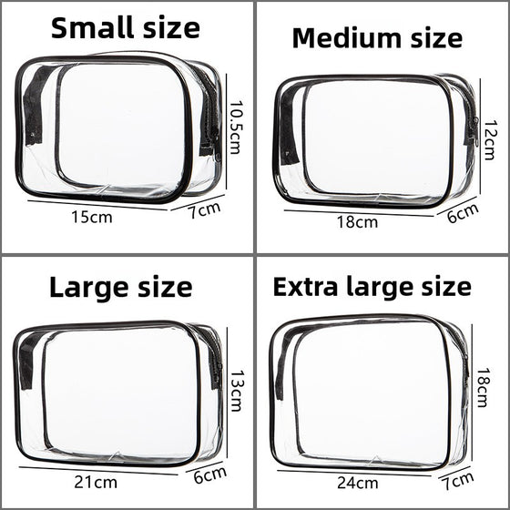 Large-capacity waterproof toilet storage bag four-piece set product image 4