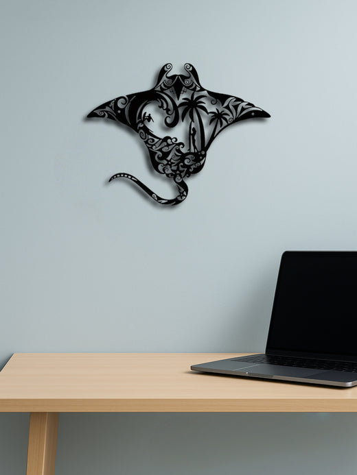 Coastal wall art displayed in a bathroom setting