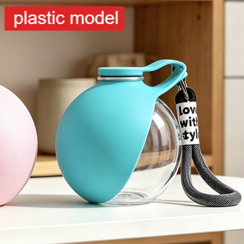 Portable pet water bottle leak-proof drinking device