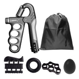Adjustable Hand Grip Strengthener with Mechanical Counter