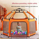 Folding no-installation children's tent