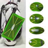 Golf Swing Training Mat with Trajectory Detection