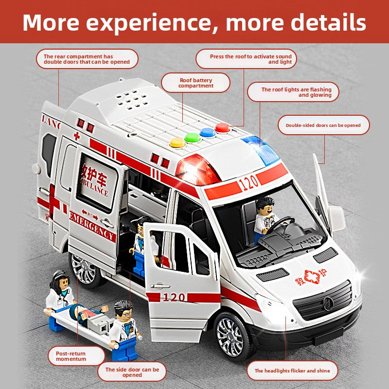 Childrens Ambulance Toy Car with Sound and Light