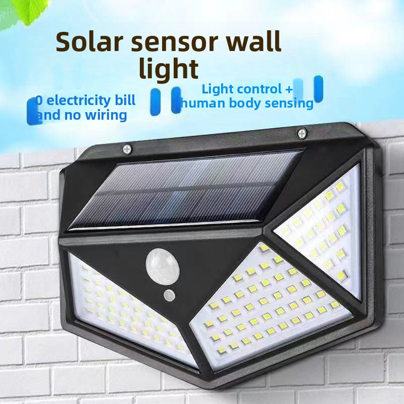 Solar Powered Motion Sensor Wall Light