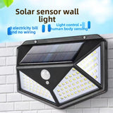 Solar Powered Motion Sensor Wall Light