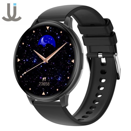Slim smart watch with 1.38 inch display and silicone strap, photo 1