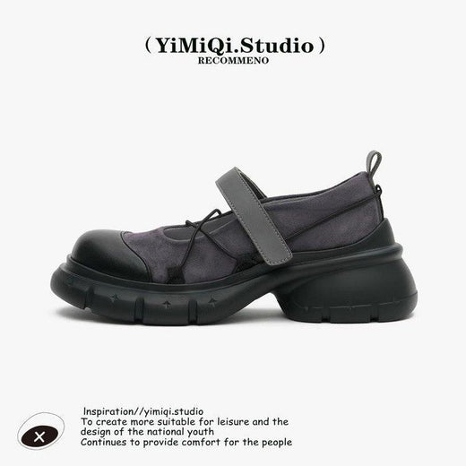 Velcro thick-soled Mary Jane women's shoes Formal Shoes product image 1