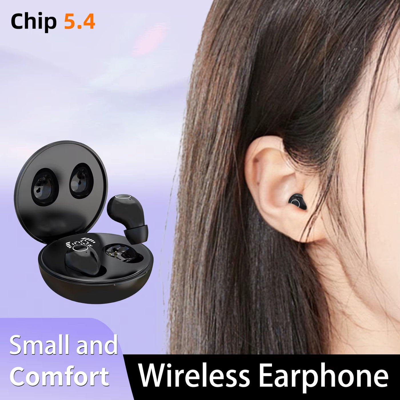 Bluetooth earbuds in white color variant
