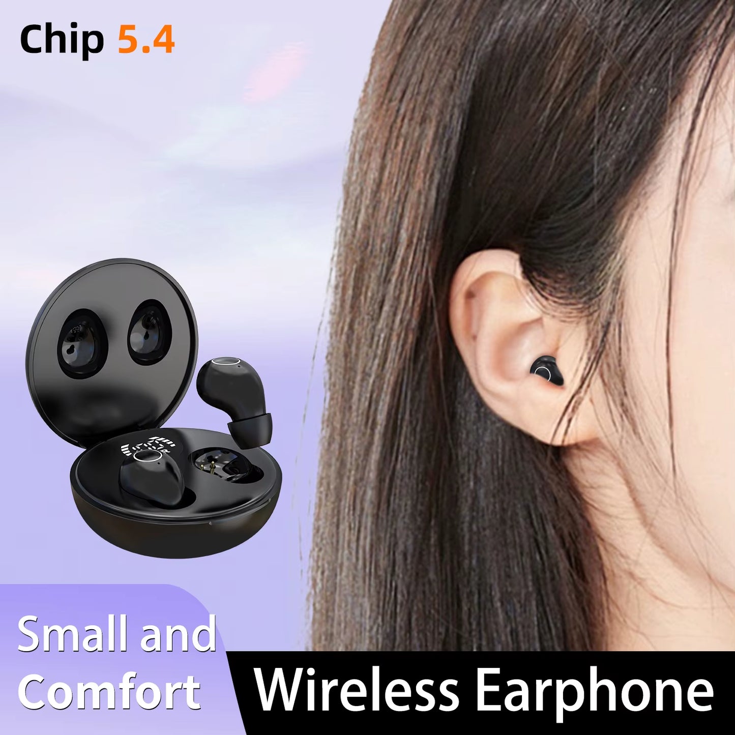 Bluetooth earbuds in white color variant