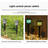 Solar Powered Outdoor LED House Shape Garden Light
