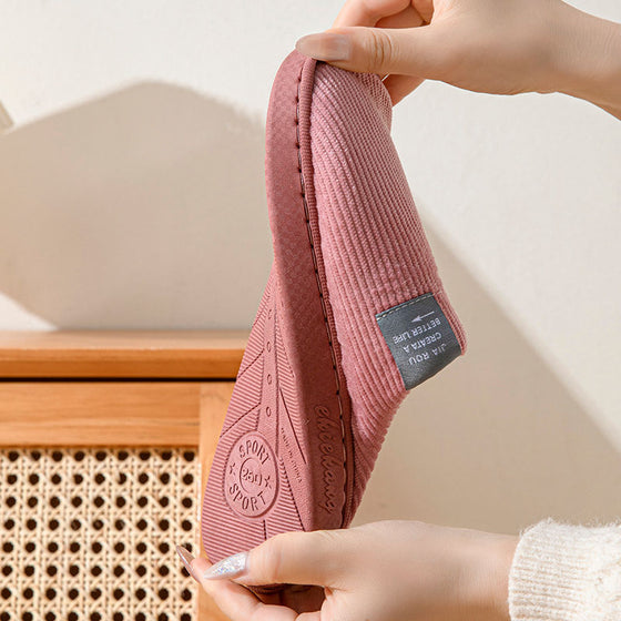 Warm cotton home slippers, photo 4