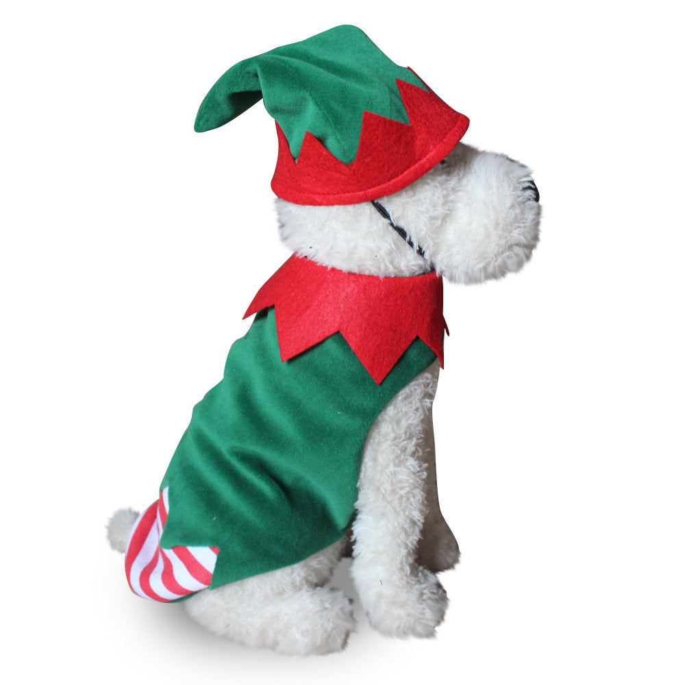 Winter Warm Striped Thickened Pet Clothes