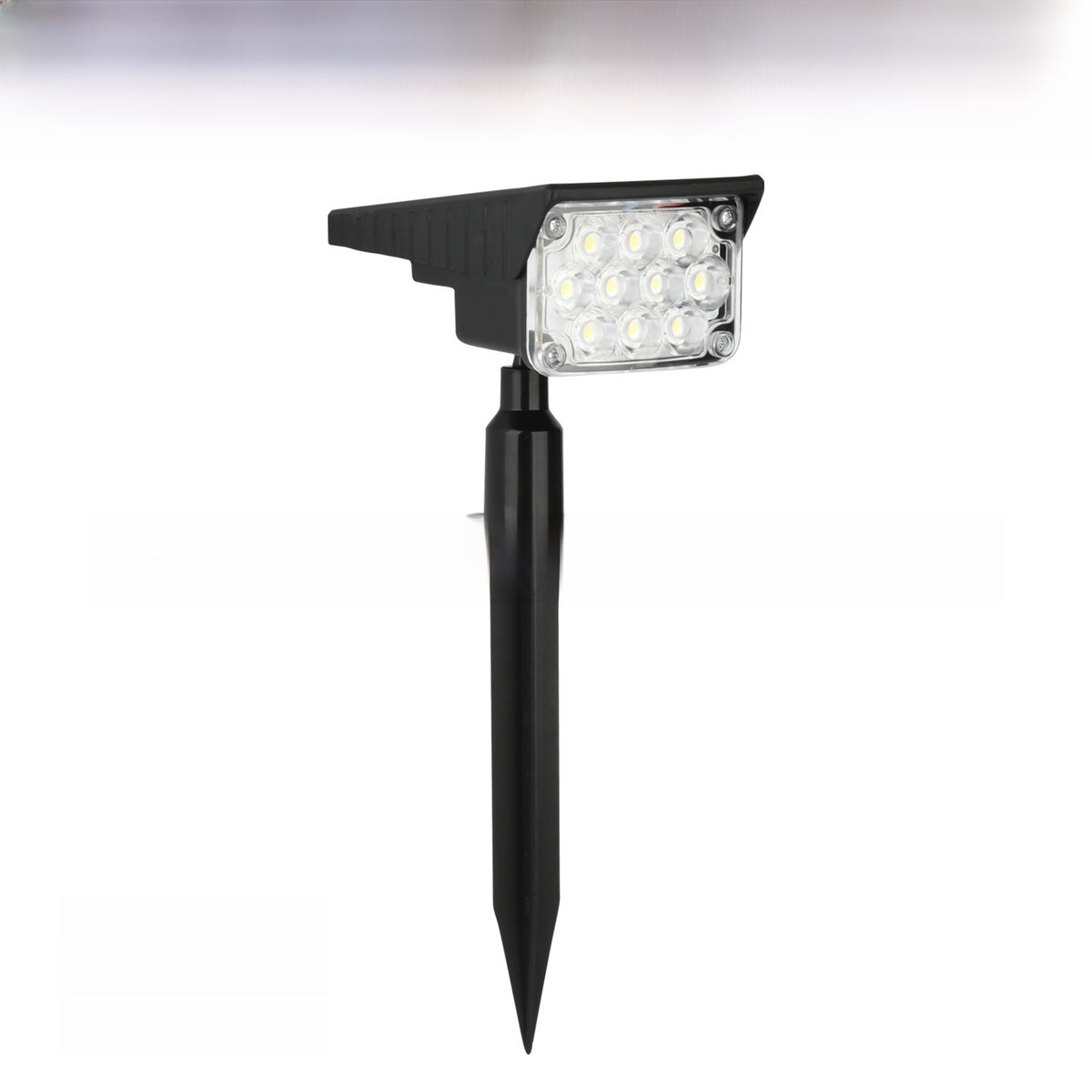 Solar Powered Outdoor Garden Lights with Adjustable Focus