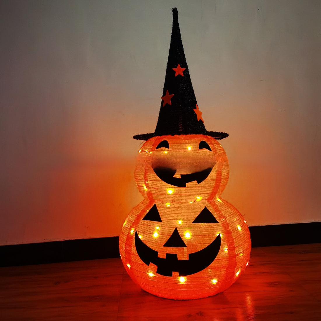 Halloween Decoration Folding Fabric Pumpkin Lantern