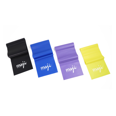 Maji Sports Full Body Exercise & Stretch Bands 4 Pack