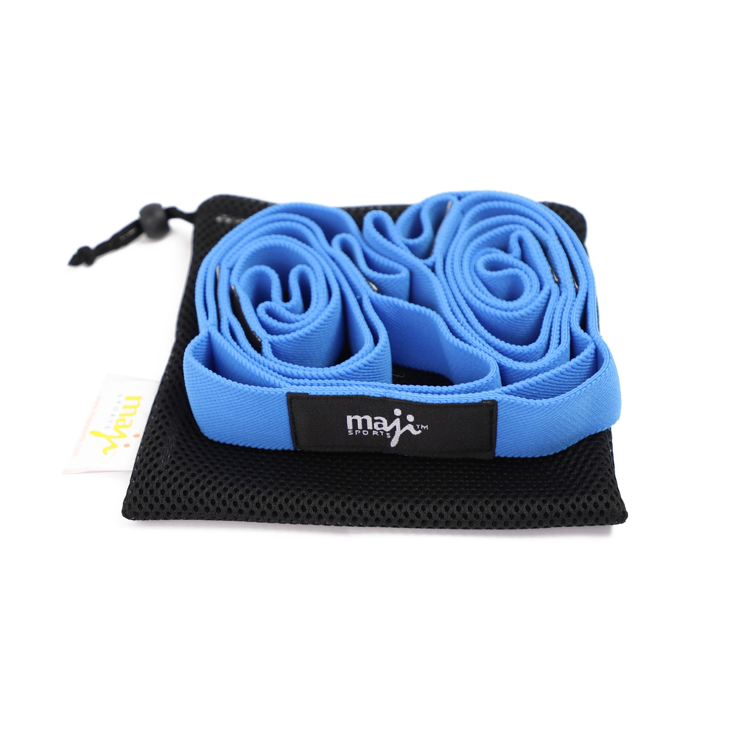 Maji Sports Elastic Yoga Straps with Loops