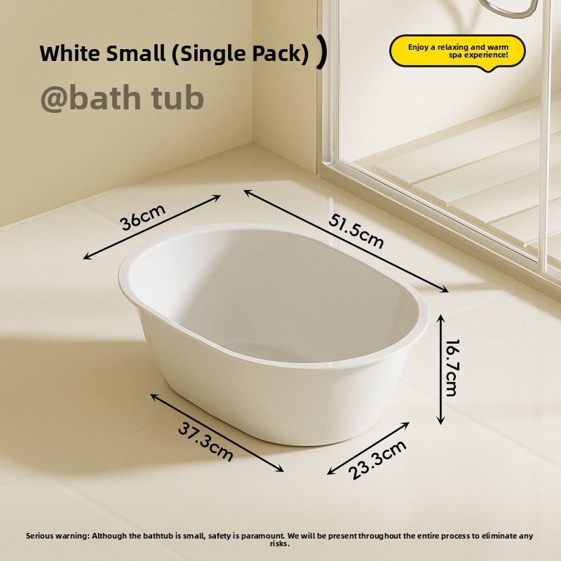 Thickened Non-Slip Plastic Baby Bathtub Long Shaped Children Bath Basin