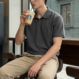 Mens Cotton Blend Short Sleeve Polo Shirt