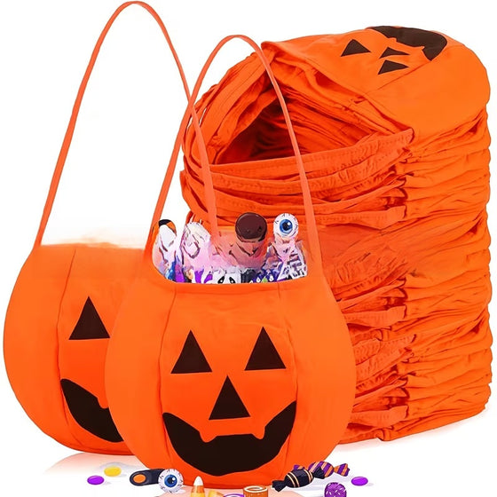 Halloween Pumpkin Sugar Bag Bucket