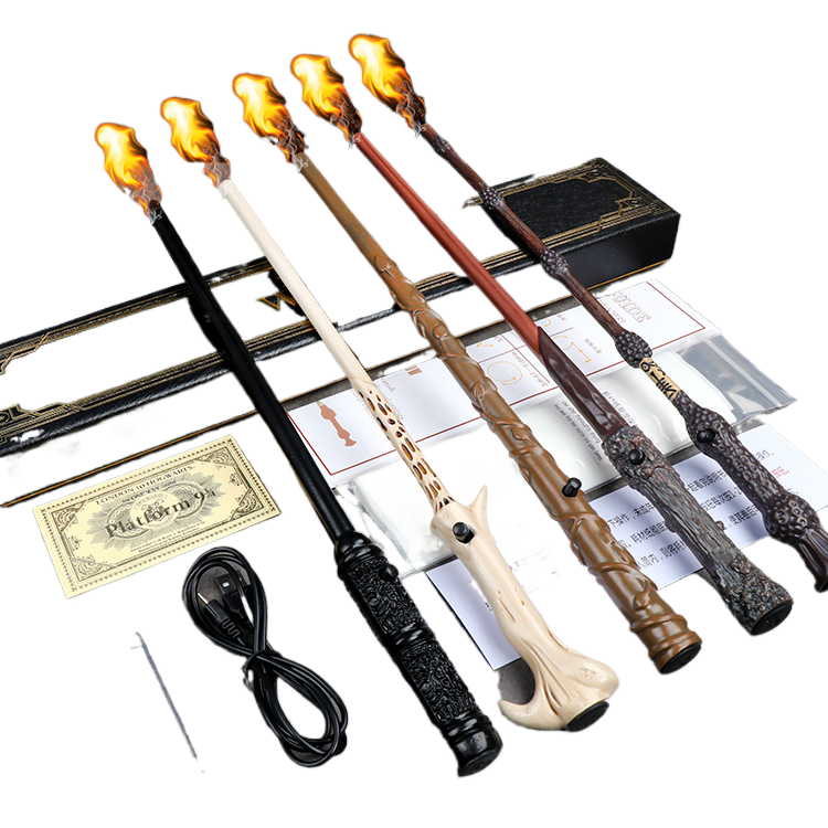 Resin Flame Fireball Magic Wand for Cosplay