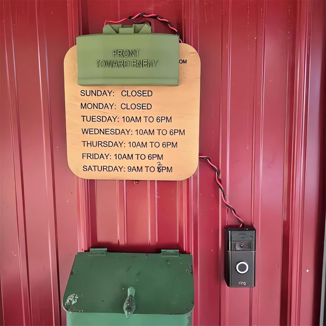 Ring Cam Claymore Mine Doorbell Decoration product image 3