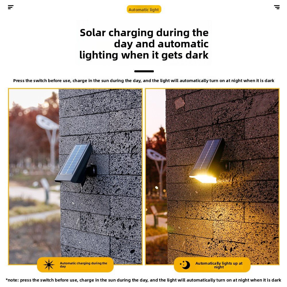 Solar Powered Outdoor Garden Spotlight