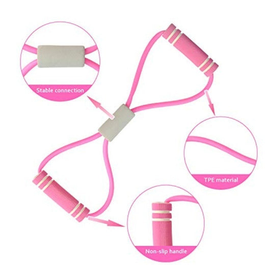 Foot pedal resistance band used for ab workout