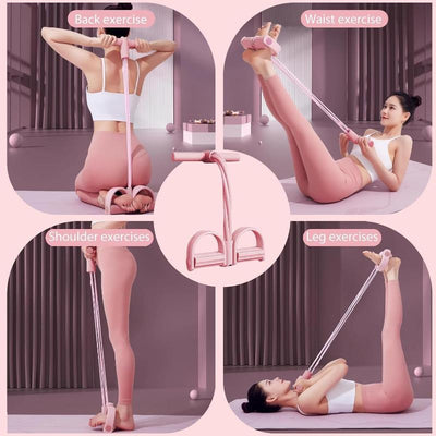 Pedal puller foot anchor in use, seated position
