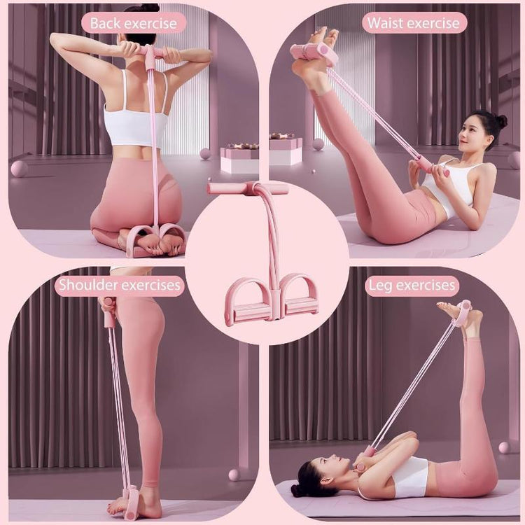 Pedal puller foot anchor in use, seated position