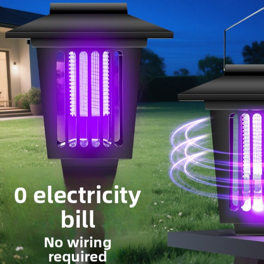 Solar Powered Outdoor Insect Killer Lamp