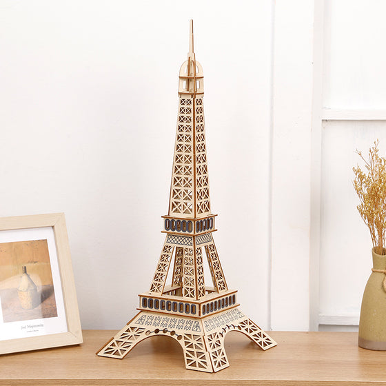 3D Wooden Paris Tower Model Puzzle product image 3