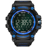 Smart sports watch in blue color