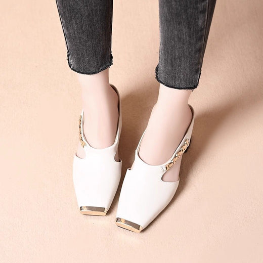 Metal Toe Anti-Kick Outer Slippers