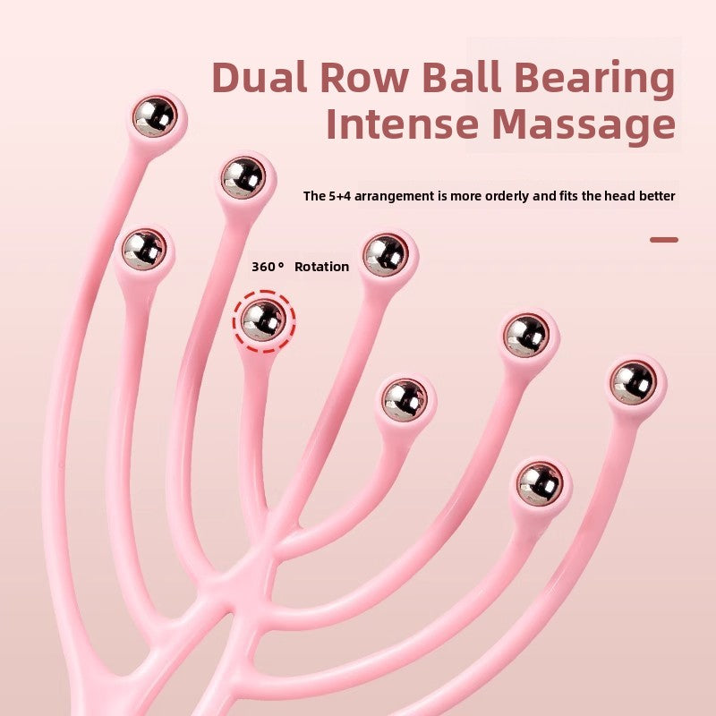 Nine-Claw Scalp Massager with Roller Balls Health & Wellness product image 4