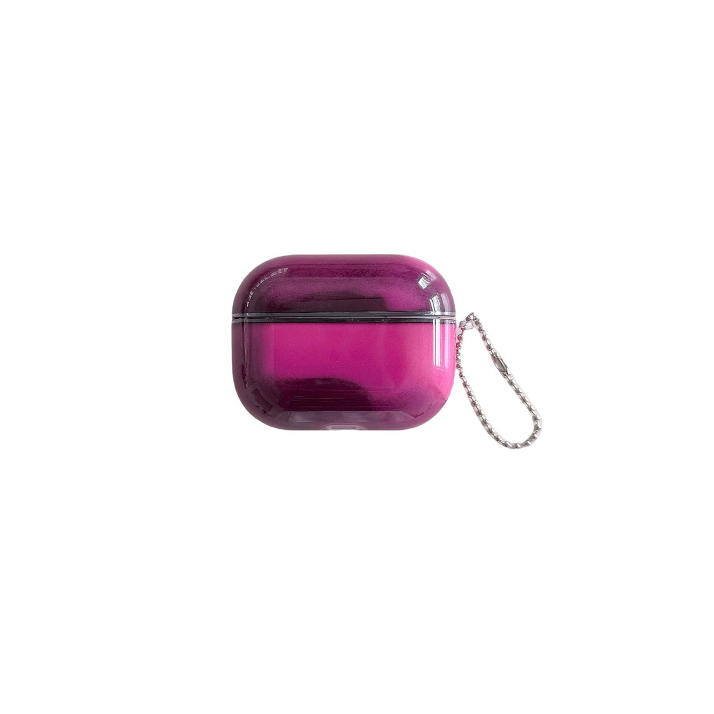 Black Background Luminous Quicksand Earphone Case