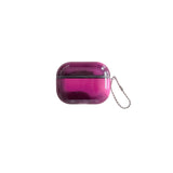 Black Background Luminous Quicksand Earphone Case