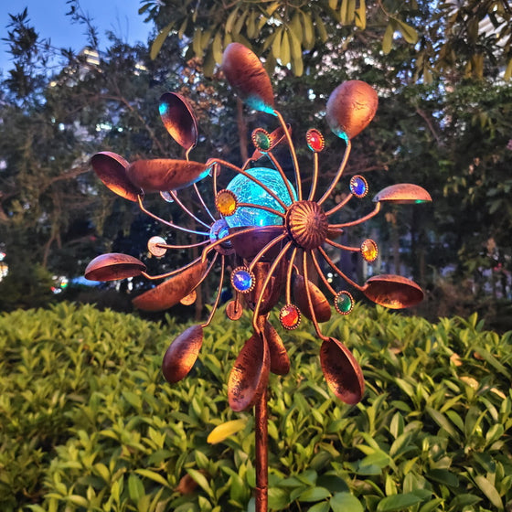 Solar Wind Spinner Stake Garden & Outdoor product image 4