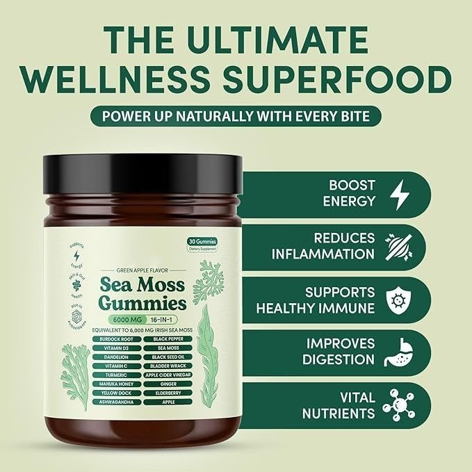 Seaweed Vitamin Gummies Immunity Support