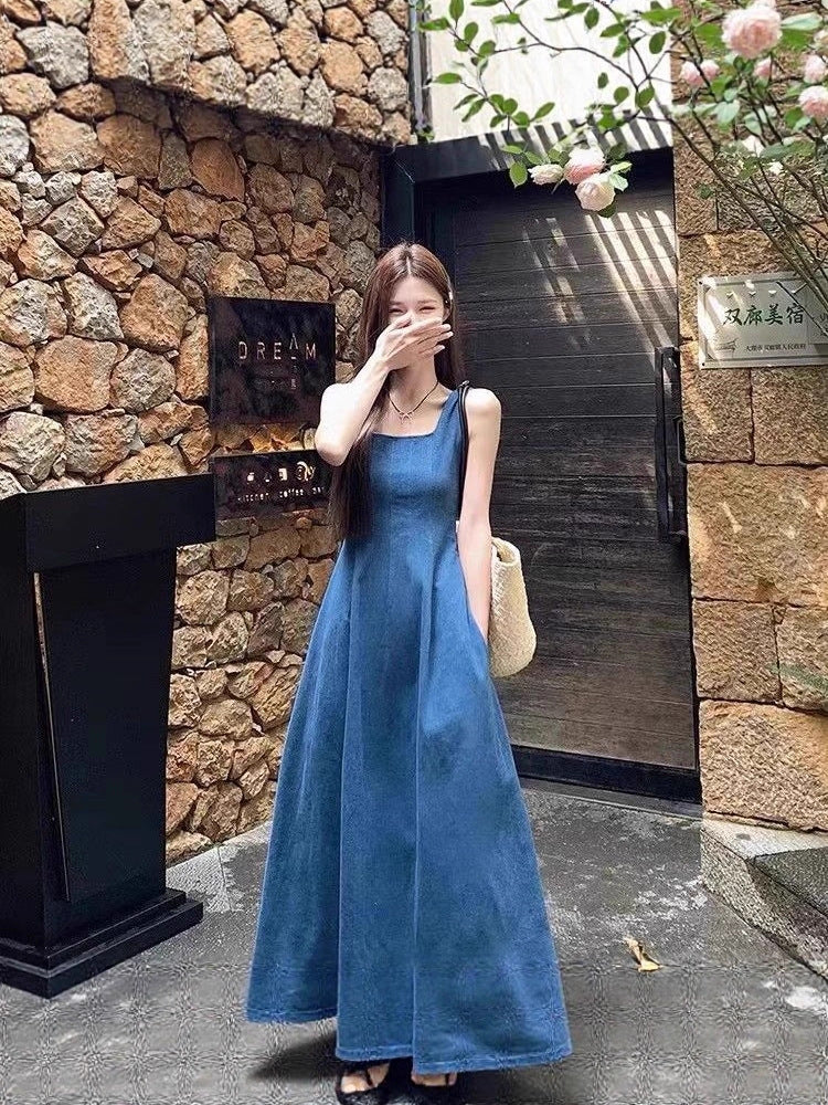 Denim dress