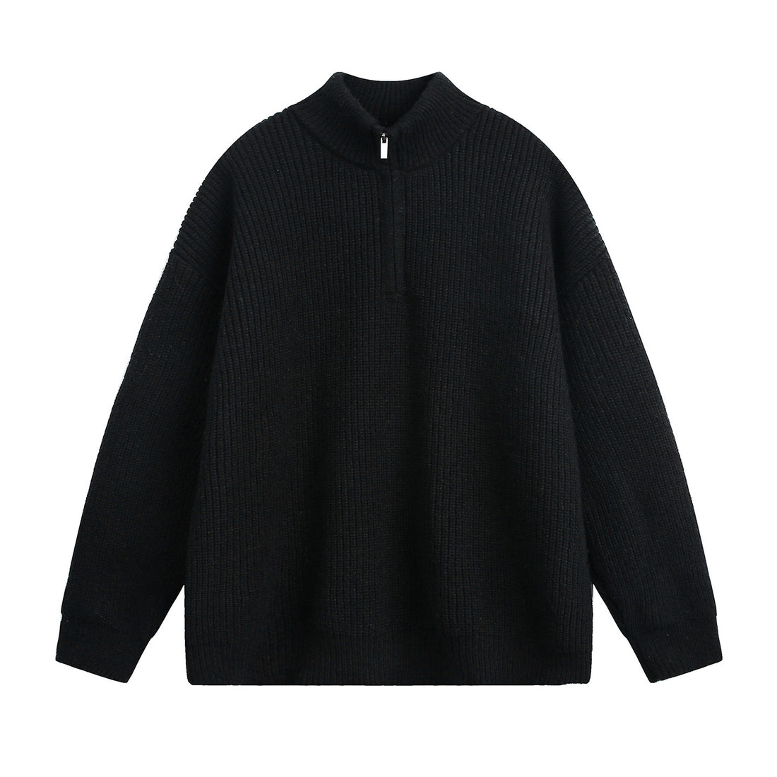 Mens Vertical Stripe Knit Sweater