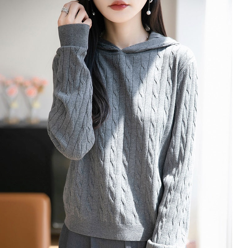 Loose-fitting pullover bottoming shirt