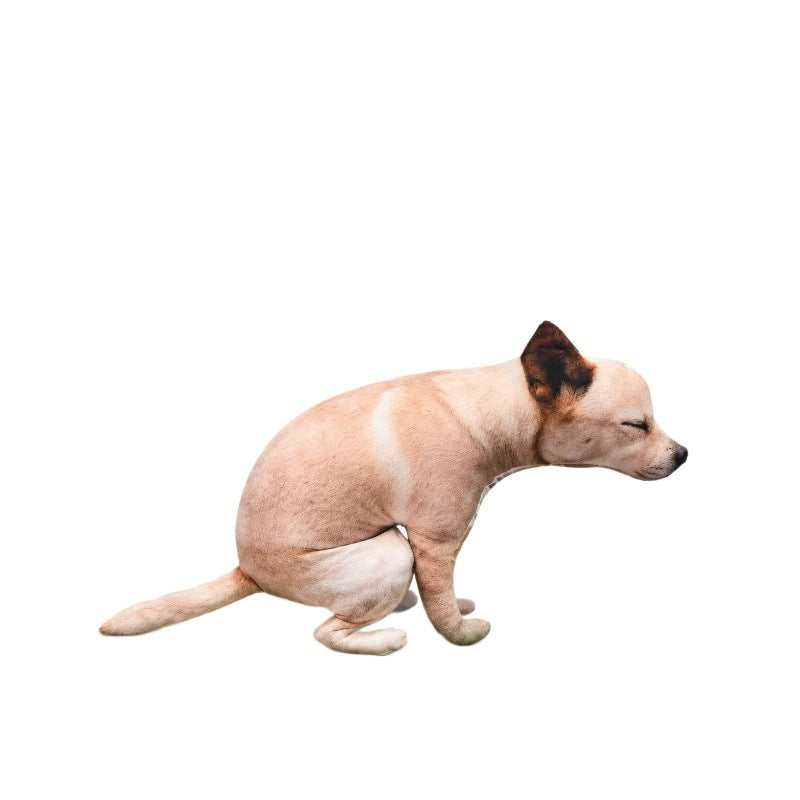 Funny Squeeze Animal Plush Pillow Cute Cat Dog Hugging Cushion Stress Relief Doll Toy